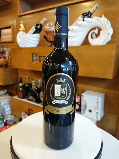 Rượu vang Ý Attanasio Primitivo