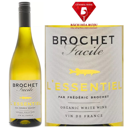 Rượu Vang Brochet Facile L’Essentiel Organic White