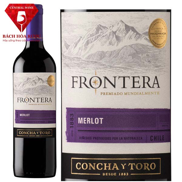 Rượu Vang Chile Frontera Merlot