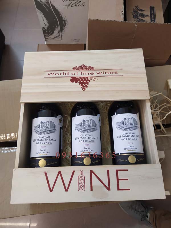 rượu vang Pháp Chateau Les Martineaux Bordeaux