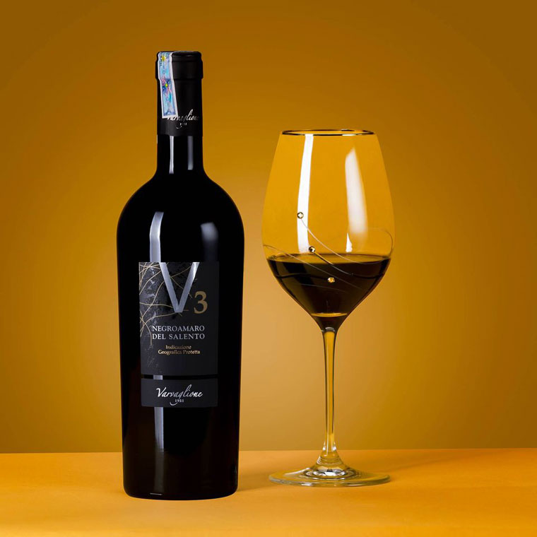 Rượu vang ý v3 Negroamaro del Salento