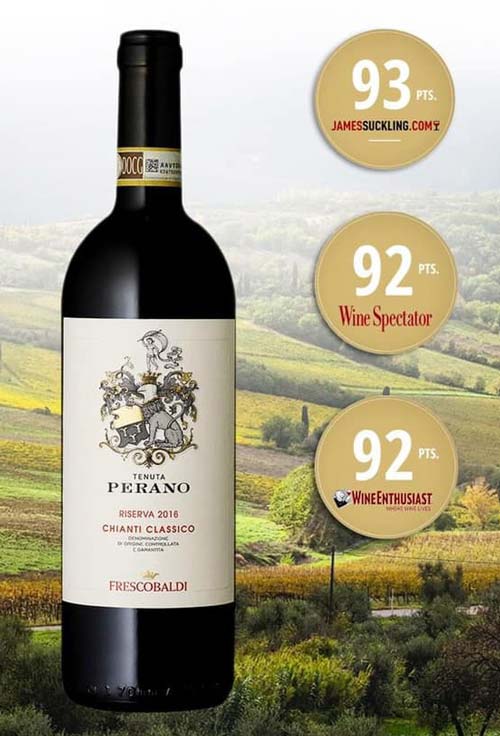 Điểm số vang Ý Perano Riserva Chianti Classico