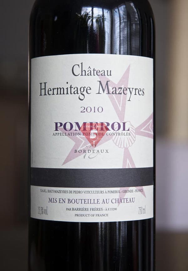 Nhãn chai rượu vang Bordeaux