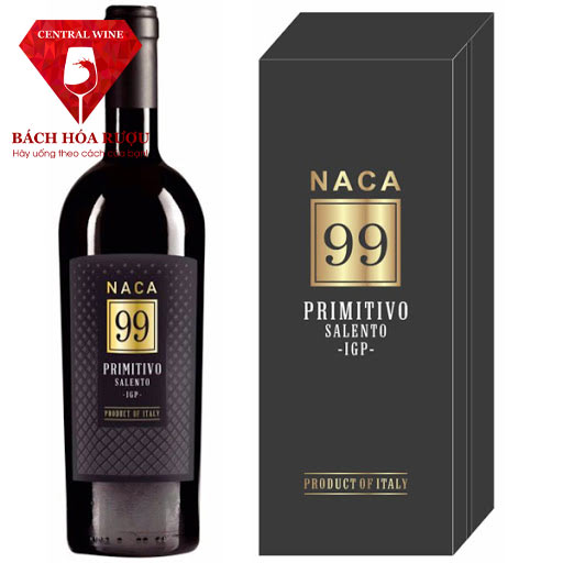 Rượu vang Ý Naca 99 Primitivo Salento