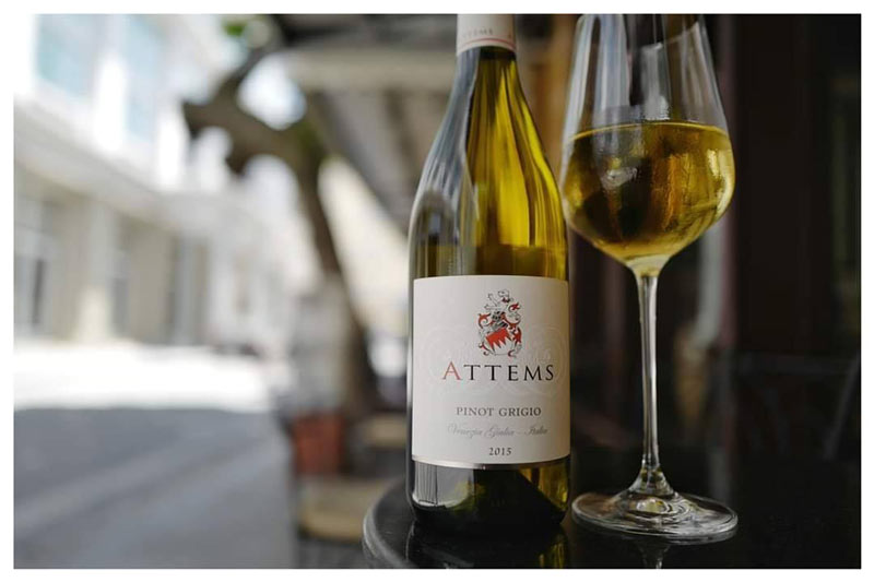Vang trắng Ý Attems Pinot Grigio