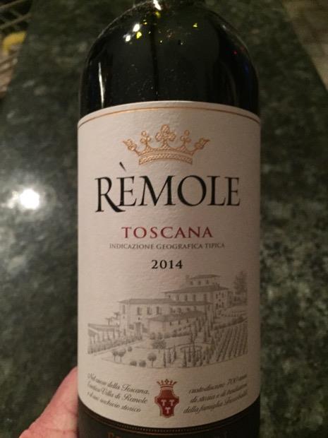 Vang Ý Remole Toscana Rosso niên vụ 2014