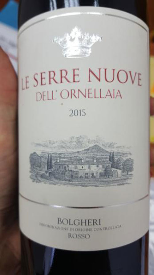 Vang Ý Le Serre Nuove Dell’ Ornellaia 2015