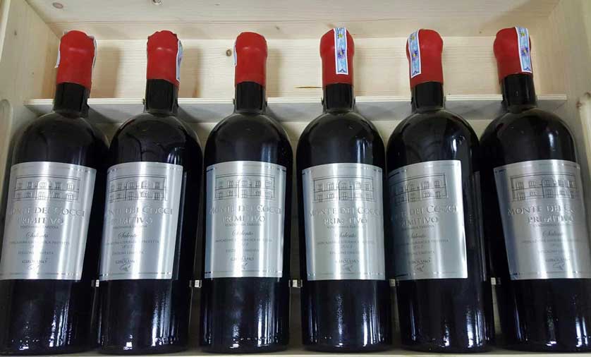 Rượu vang Ý Monte Dei Cocci Primitivo