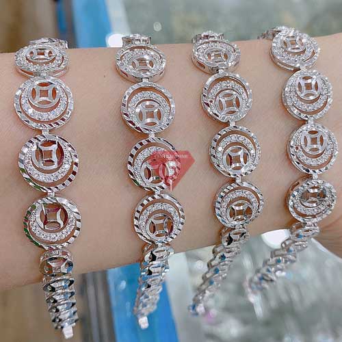 Lắc Tay bằng bạc cao cấp