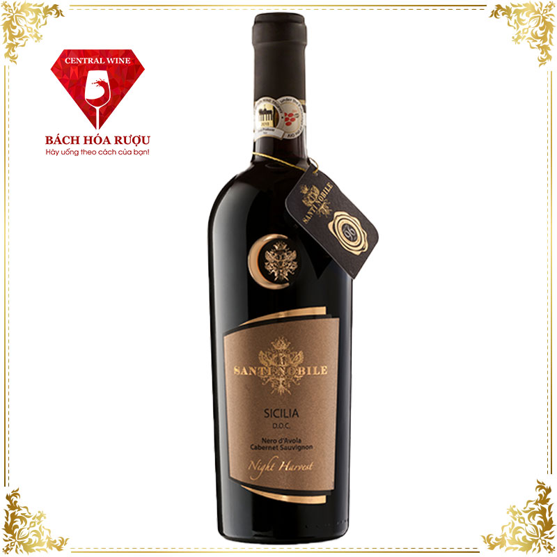 Vang Ý Santi Nobile đậm hương vị vùng Sicilia