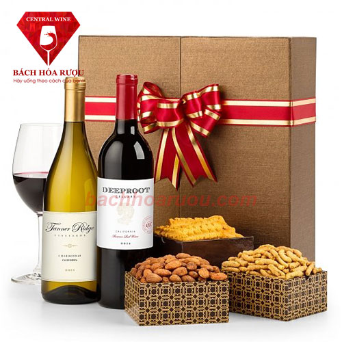set quà rượu vang california