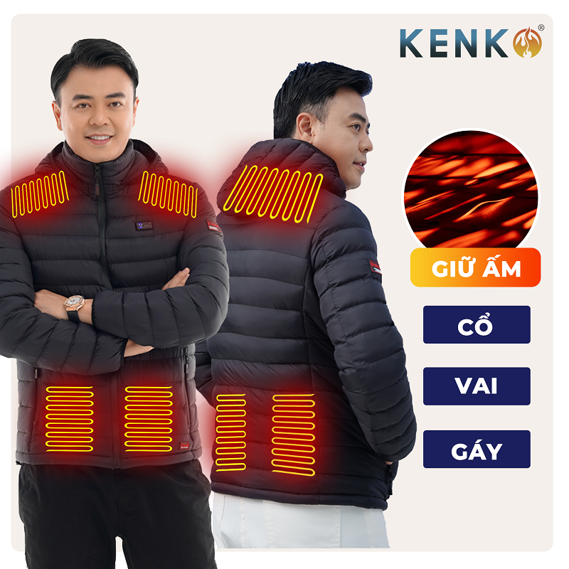 Áo sưởi ấm Nhật Bản Kenko giúp những người thợ giữ ấm cơ thể cả ngày