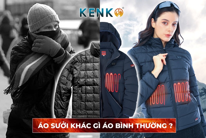 Áo sưởi ấm có nhiều ưu điểm vượt trội hơn so với áo giữ ấm thông thường