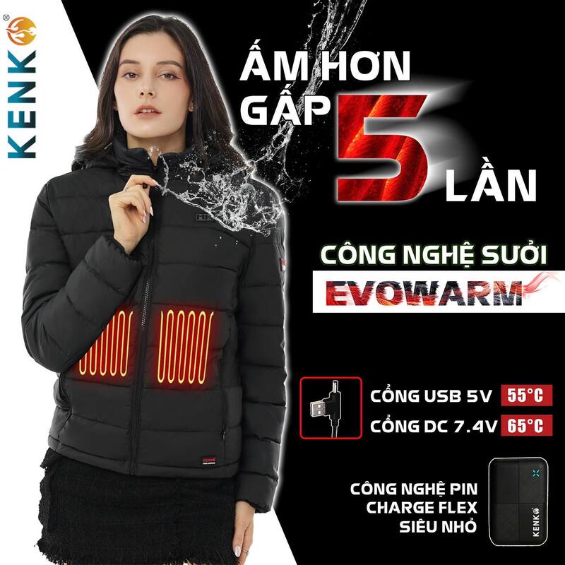 Áo sưởi dáng khoác