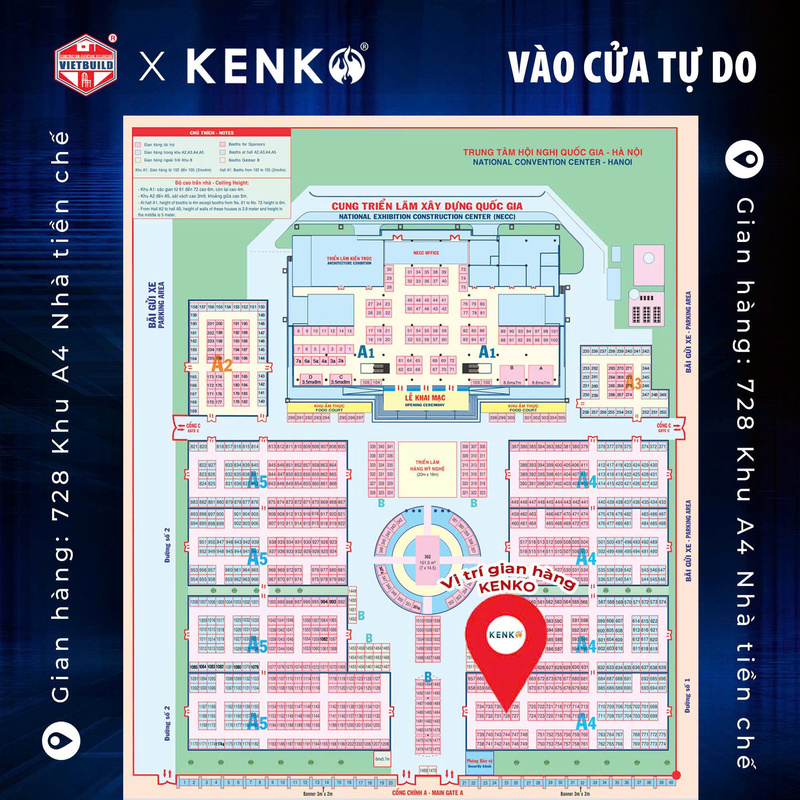 Vị trí gian hàng