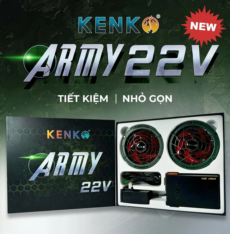 ARMY 22V Eco nhỏ gọn, tiết kiệm