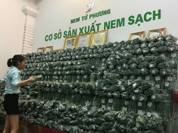 cơ sở sản xuất nem chua thanh hóa - nem tứ phương