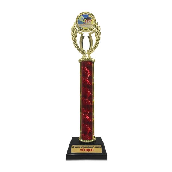 Cúp trụ đơn Junior Thiết kế nội dung theo yêu cầu của khách hàng