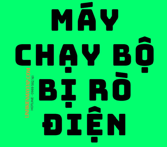 máy chạy bộ bị rò điện