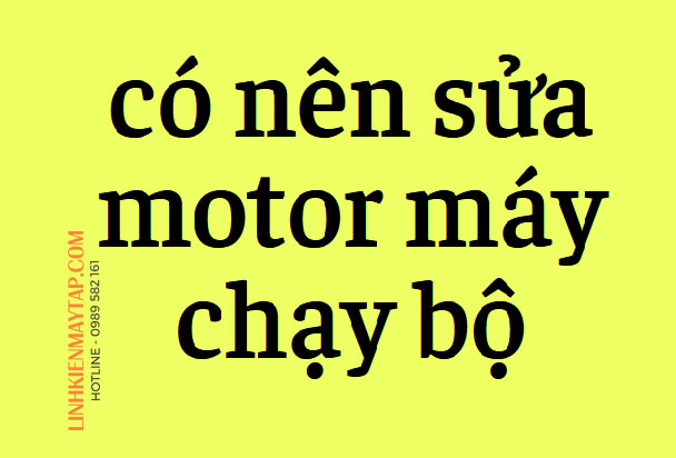 có nên sửa motor máy chạy bộ