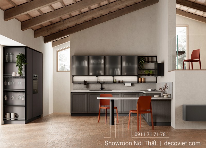 Bố trí phòng bếp hiện đại, đẹp mắt và tối ưu công năng sử dụng