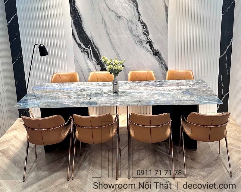 Kích thước bàn ăn 10 ghế chuẩn giúp tối ưu lối đi trong phòng ăn