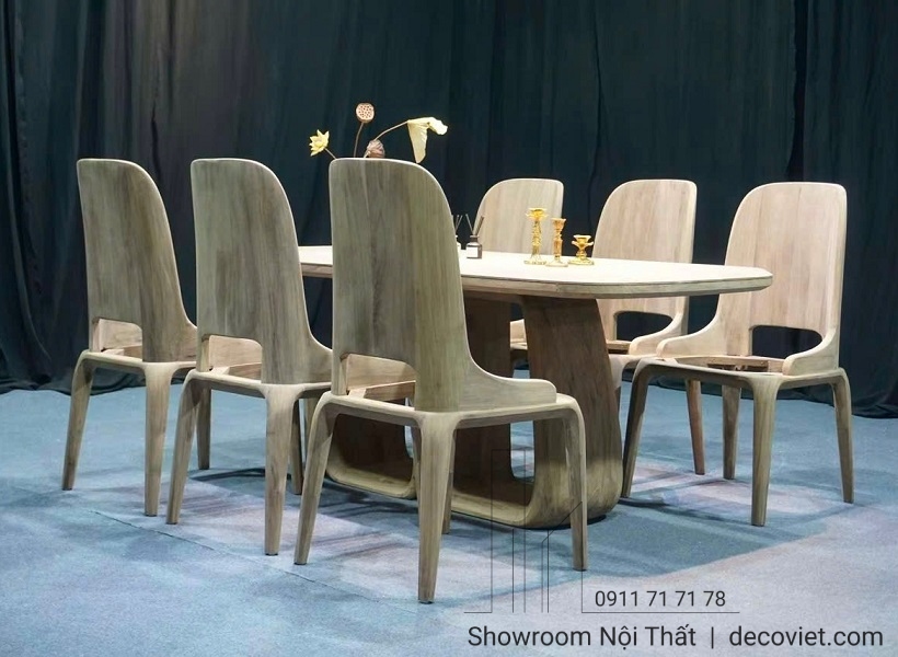 bộ bàn ghế gỗ óc chó tự nhiên chất lượng bền bỉ, giá tốt