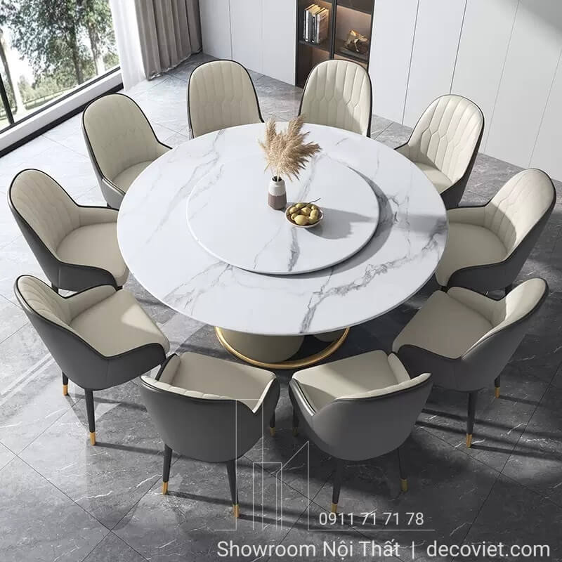 kích thước bàn tròn 10 người tiêu chuẩn