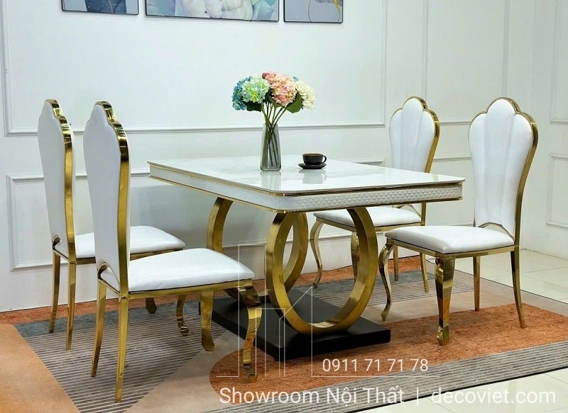 bàn ghế ăn tân cổ điển cao cấp