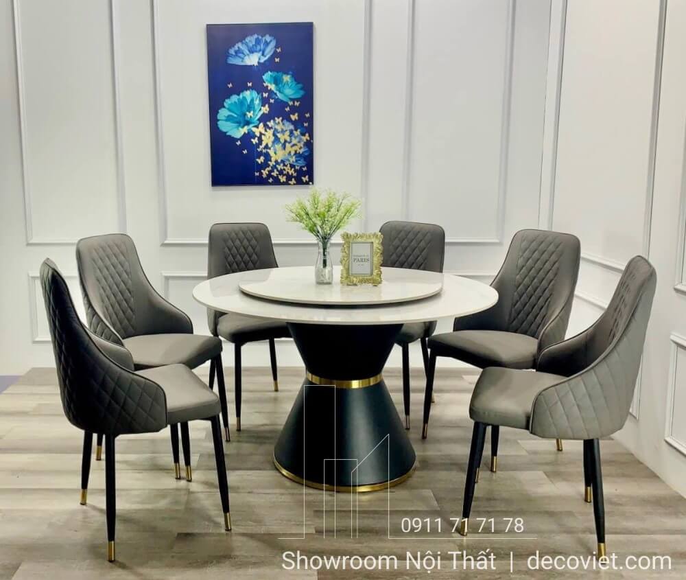 kích thước bàn tròn 6 người tiêu chuẩn