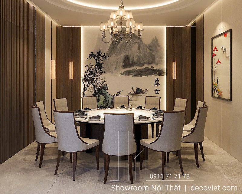 Bàn ghế quán ăn phong cách trẻ trung, dễ lau chùi, tiết kiệm không gian