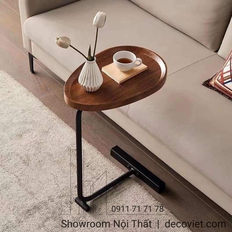Bàn decor nhỏ tone trung tính cho phòng khách, phòng ngủ