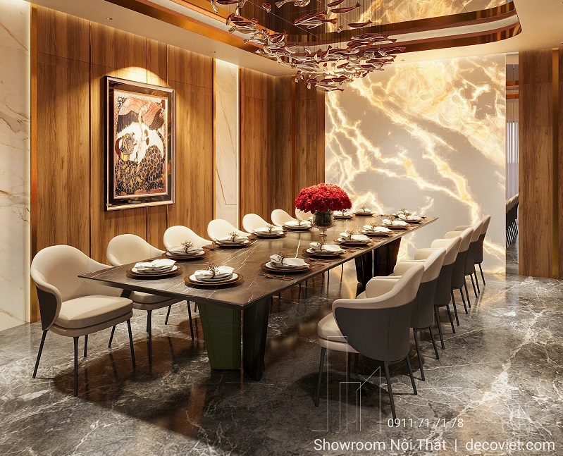 Bộ bàn ăn chân sắt sơn tĩnh điện, mặt đá chắc chắn, dễ vệ sinh