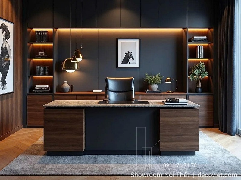 bàn lãnh đạo chuẩn xu hướng thiết kế 2026