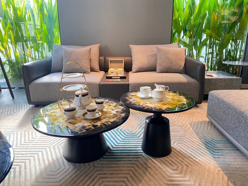 bàn sofa cẩn sừng cao cấp