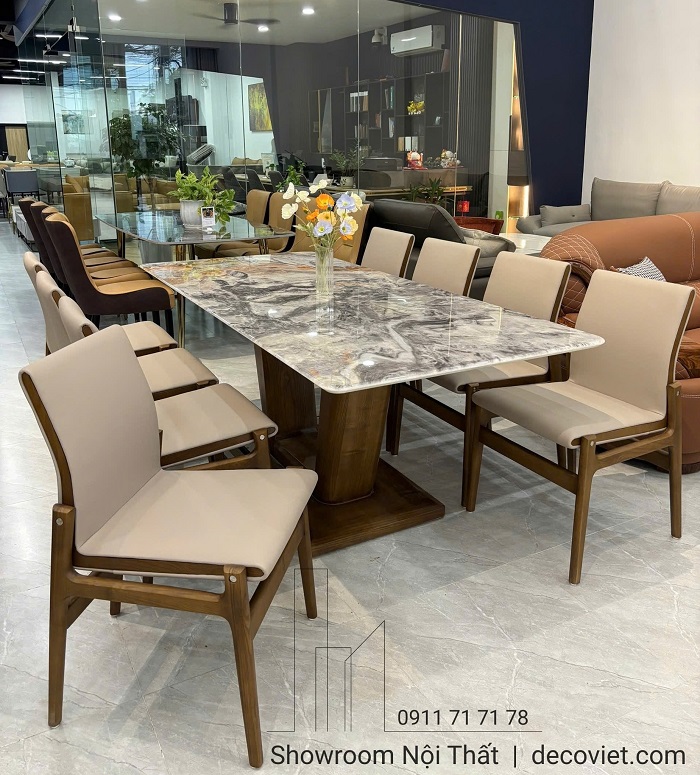 mẫu bàn ăn 6 ghế đẹp xu hướng nội thất 2026