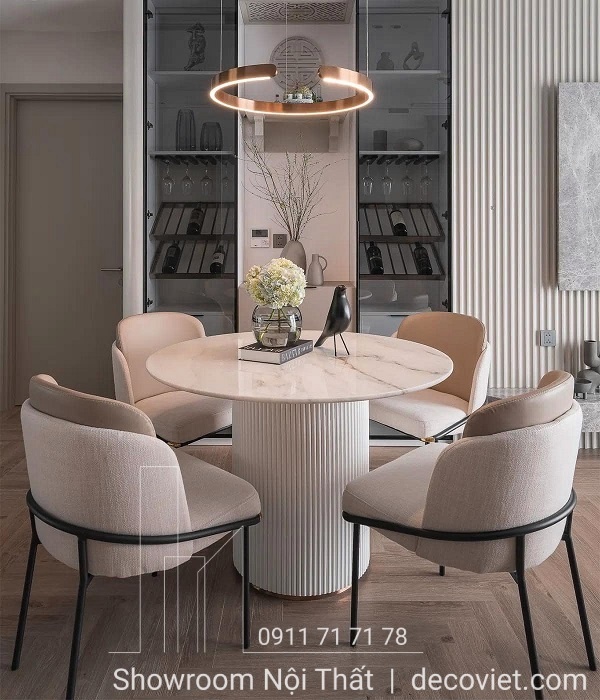 bàn ăn nhỏ gọn 4 người hiện đại