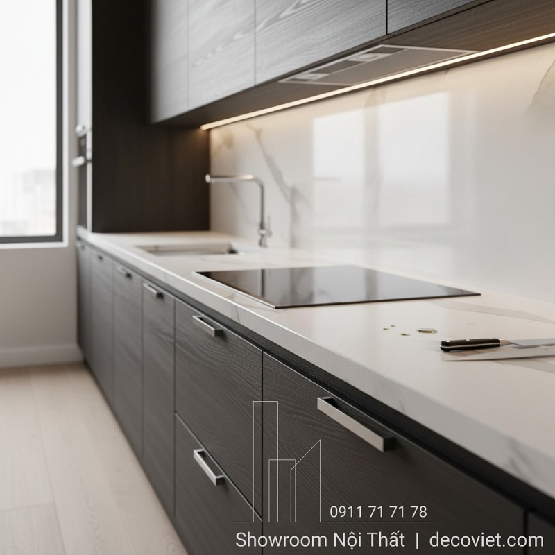 chất liệu làm tủ bếp gỗ tốt nhất