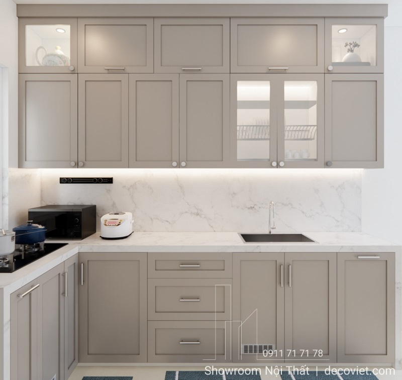 thi công nội thất phòng bếp