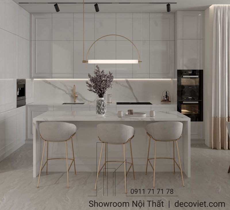 thiết kế thi công phòng bếp