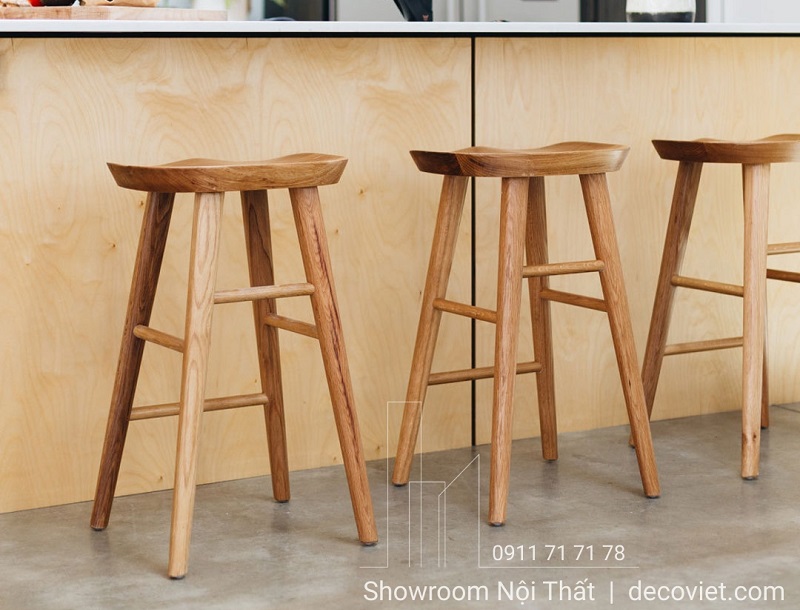 ghế quầy bar gỗ
