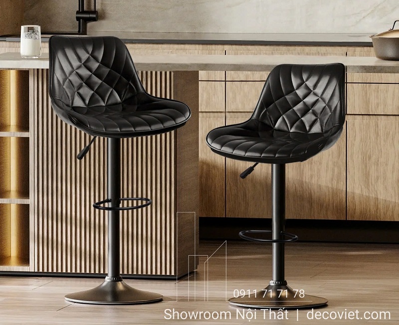 ghế bar bọc da