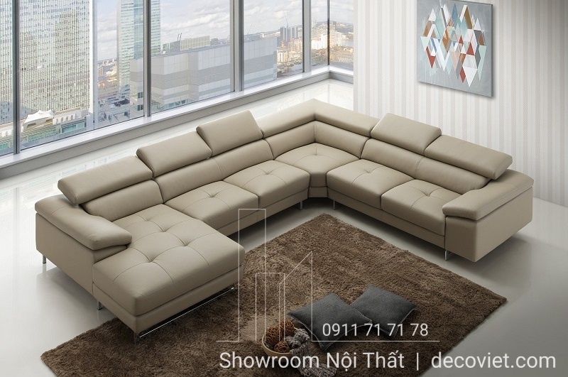 ghế sofa bọc da cao cấp