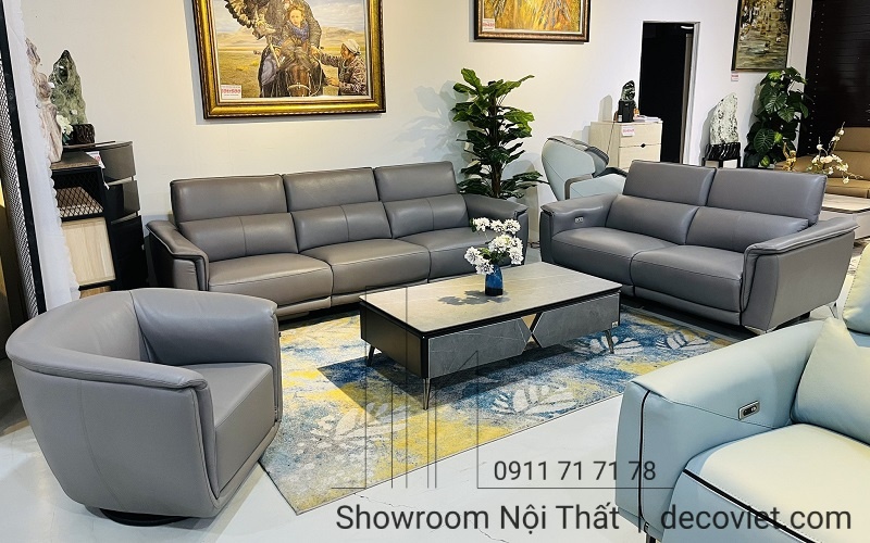 sofa theo bộ cho phòng khách lớn