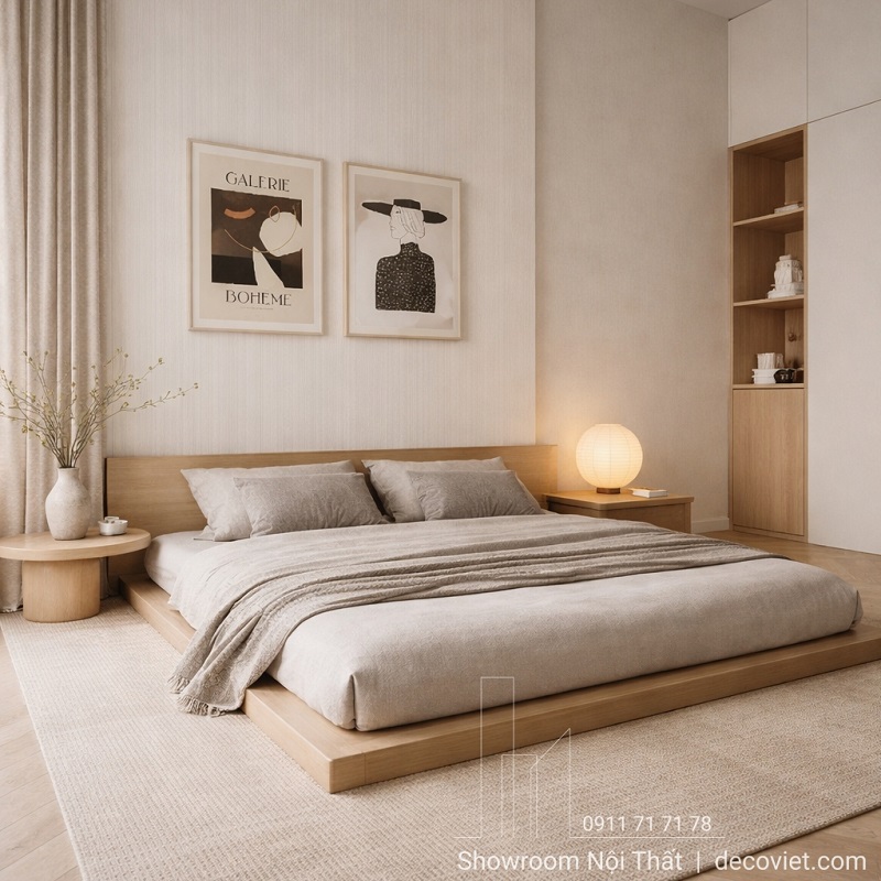 Giường ngủ platform hiện đại