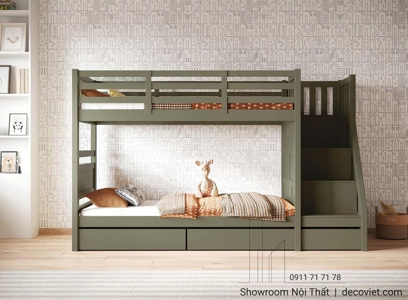 giường tầng gỗ thông xuất khẩu chắc chắn bền lâu