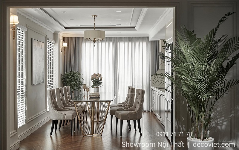 thiết kế nội thất phong cách tân cổ điển