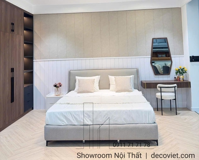 Phòng ngủ mẫu trưng bày tại showroom Nội Thất Bình Dương