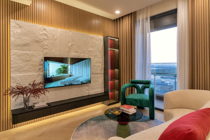 Toàn cảnh căn hộ 3PN LUMIÈRE Riverside với thiết kế hiện đại, tiện nghi và sang trọng.