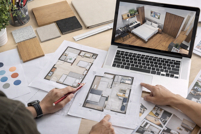 quy trình thi công căn hộ dịch vụ cho thuê bền đẹp giá hợp lý